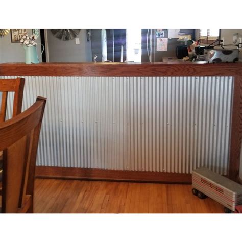 Corrugated Metal Wainscoting In 2021 Metal Wall Panel Wainscoting