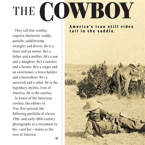 True West Magazine Jan Feb 2024 The Cowboy Americas Icon