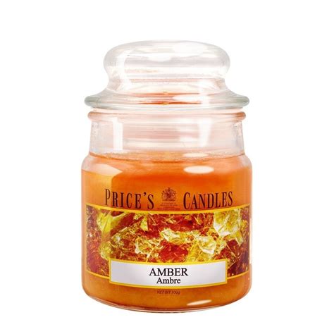 price s candles amber scented candle in small jar candela ️ acquista online douglas