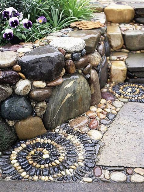 25 Beautiful Pebble Mosaic Patterns To Inspire You Godiygocom