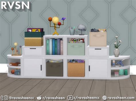 Storage Squared Cubby Inserts Sims 4 Cc Furniture Cubbies Sims 4