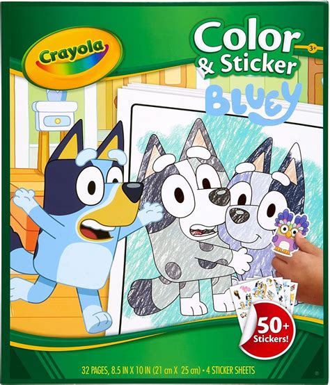 Buy Crayola Bluey Color And Sticker Activity Bluey Coloring Book Online