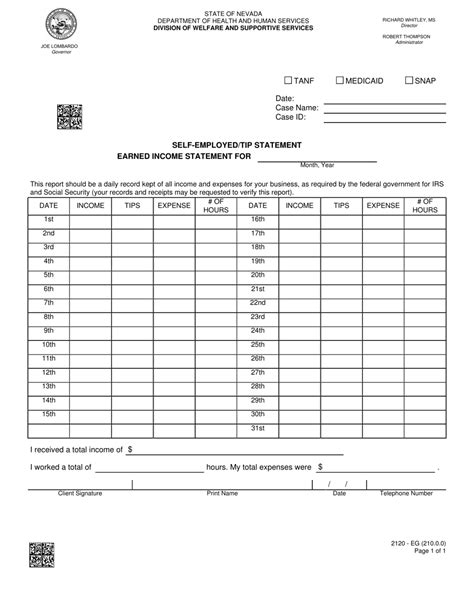 Form 2120 Eg Fill Out Sign Online And Download Fillable Pdf Nevada