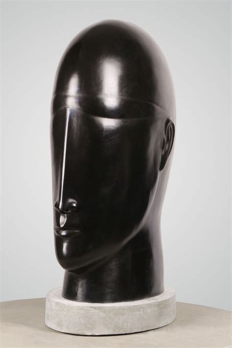 Iconic Black Head With Glasses Series Anton Smit