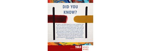 Art Hacksart Facts Transparent Vs Opaque Paint Thalo