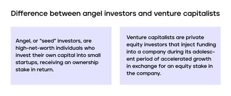The Key Differences Between Venture Capital And Angel Investors