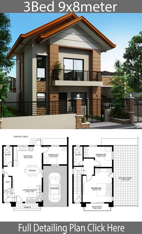 20 Modern House Designs 2 Story Gedangrojobest In 2020 Model House