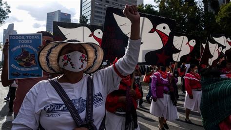 Marchas Y Protestas De Hoy 20 De Octubre De 2022 En Cdmx Uno Tv