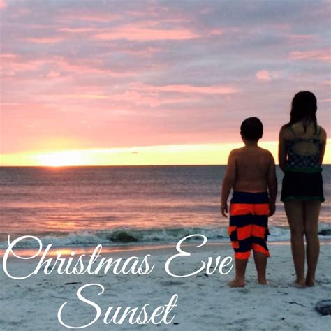 Christmas Eve Beach Sunset Beach Sunset Beach Sunset
