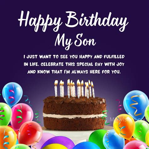 Birthday Wishes For Son Greetings Quotes And Images