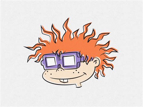 Chuckie Finster African American Rugrats Svg 2 Svg Dxf Cricut Silhouette Cut File Instant