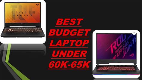 Best Budgetgaming Laptopsunder 60k 70k2020 Youtube