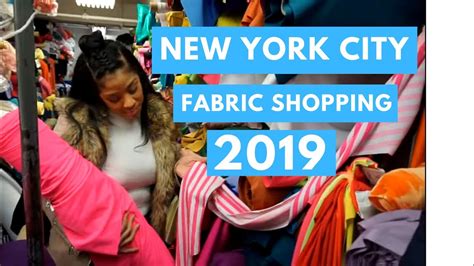 Fabric Shopping In New York City 2019 Youtube
