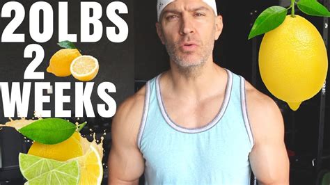 Lemon Water Diet 20lbs In 2 Weeks Youtube