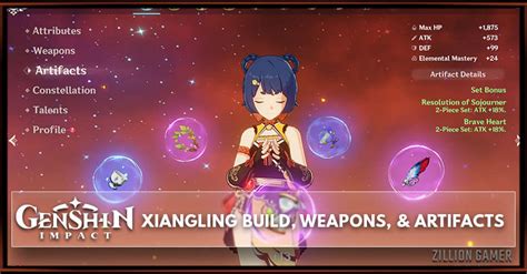 Xiangling Build Weapons And Artifacts Genshin Impact Zilliongamer