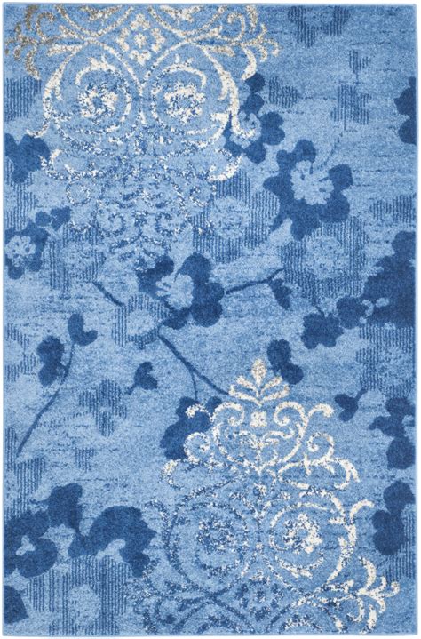 Create and delineate space with eq3's collection of area rugs. Safavieh Adirondack ADR114F Light Blue - Dark Blue | Rug ...