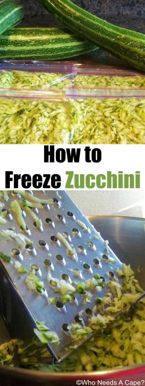 Frozen zucchini noodles are a great addition to soups, stir frys, and as a substitute for pasta topped with your favorite sauce. How to Freeze Zucchini - Who Needs A Cape?