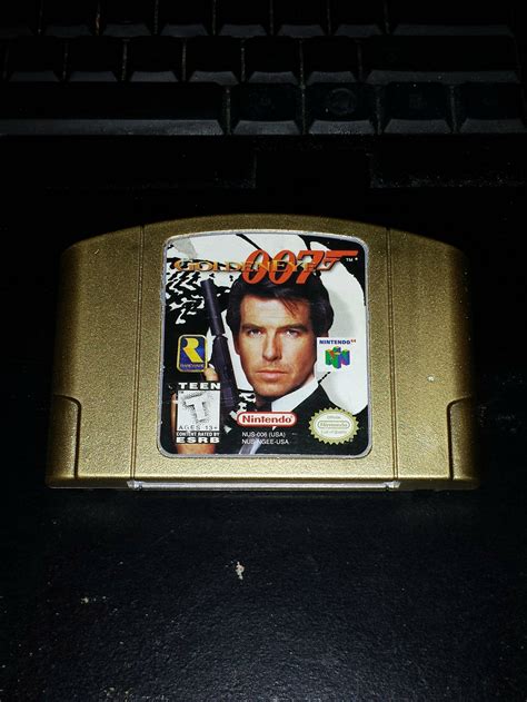 My Gold Goldeneye 007 Cartridge N64