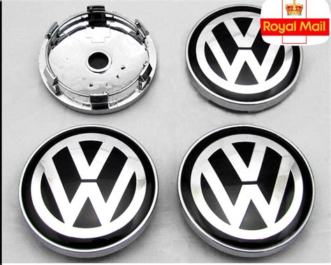 4x 60mm Vw Volkswagen 6cm Alloy Wheel Centre Caps Fit Passat Etsy