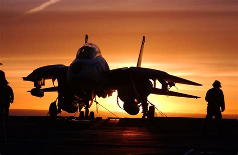 Military Jet Fighter Aircraft Carrier Sundown 4k Hd Wallpaper