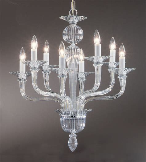 Classic Lighting 8291 30 Crystal All Glass Chandelier Traditional