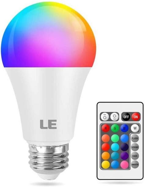 9w Color Changing Light Bulbs With Remote Dimmable Led Light Bulb 60w