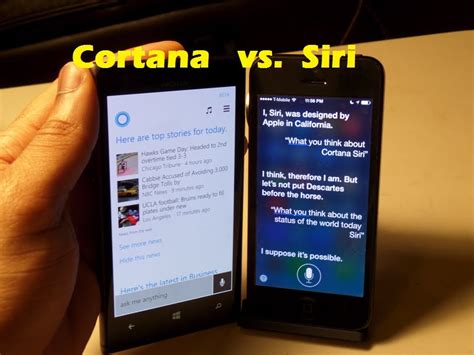 Battle Vid Cortana Vs Siri Youtube