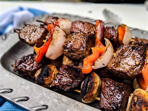 Marinated Beef Kabobs Are Flavorful Tender And Easy To Customize