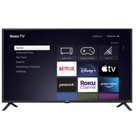 Control the roku tv with the super simple remote your smartphone or tablet. RCA 43" Class FHD (1080P) Roku Smart LED TV (RTR4360-W ...