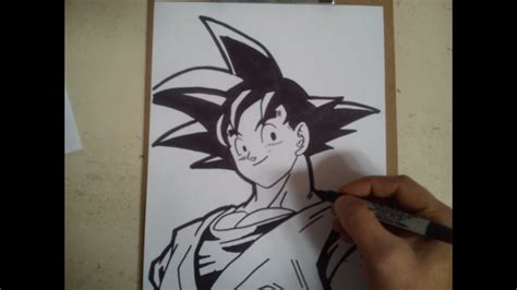 Como Dibujar A Goku Facil Y Rapido Para Ninos Como Dibujar A Goku Paso