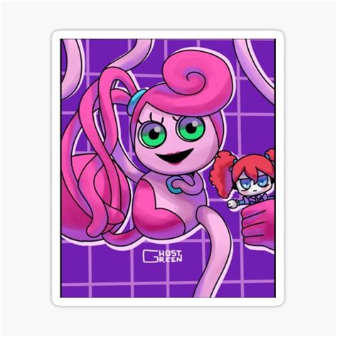 Poppy Playtime Mommy Long Legs Poster Sticker For Sale By Mcguffooleyv Redbubble