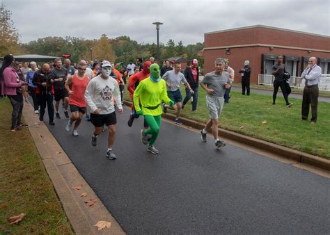 Runners Walkers Brave Inclement Weather For Halloween 5k