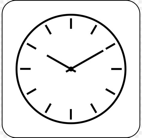 Oclock Clipart Black And White