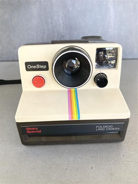 Vintage Polaroid Sx 70 Rainbow Instant Camera In Rare Color Etsy