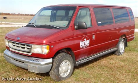 1998 Ford Club Wagon Xlt Van In Bethel Mo Item Fg9668 Sold Purple Wave