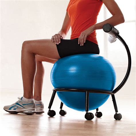 Balance ball chairs are available in designs that are different as well as sizes to fit both old and young. Gaiam Custom-Fit Adjustable Balance Ball Chair | Balance ...