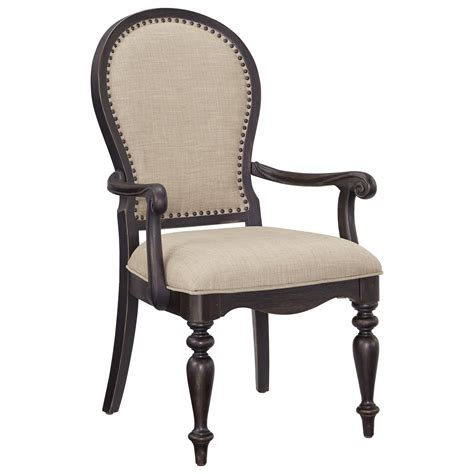 Standard Furniture Cambria Upholstered Arm Chair With Nailhead Trim