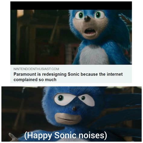 Sonic The Hedgehog Movie Redesign Meme Hot Sex Picture