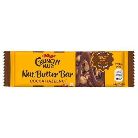 Kellogg Crunchy Nut Cocoa Hazelnut Nut Butter Bar Kellogg S