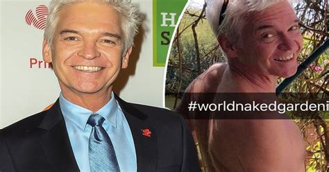 This Morning’s Phillip Schofield Shares Nude Picture As He Celebrates World Naked Gardening Day