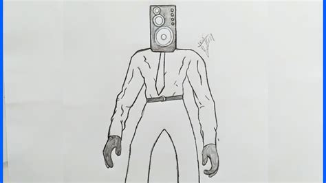 Como Desenhar Speaker Man Do Skibidi Toilet Youtube