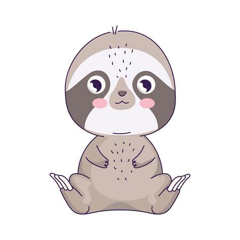 Cute Sloth Animal 2696042 Vector Art At Vecteezy