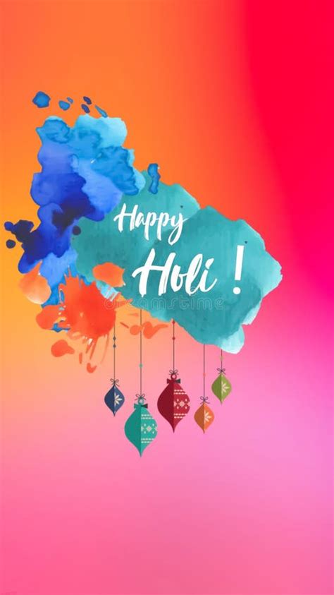 Happy Holi Wishing Cards Images Colourful Background With Wishes For
