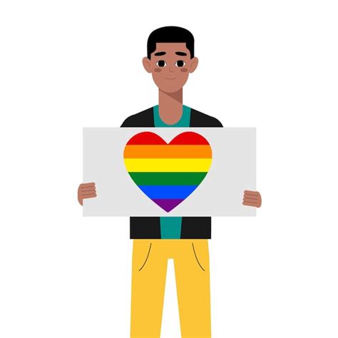 Os gays multiétnicos têm orgulho de ser casal gay de jovens homossexuais se amam elemento lgbt