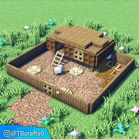 Rminecraftbuilds A Little Chicken Coop Minecraft Farm Minecraft Designs Minecraft