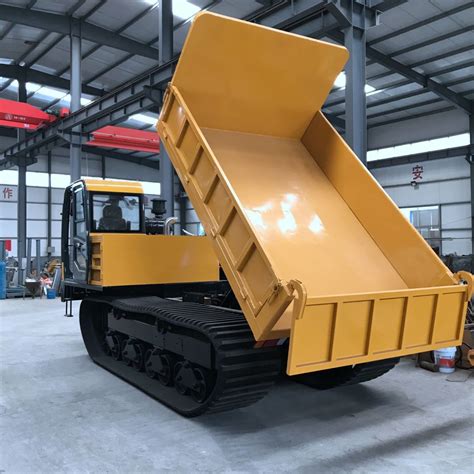 China 10 Ton Morooka Rubber Steel Track Dump Truck Crawler Dumper For