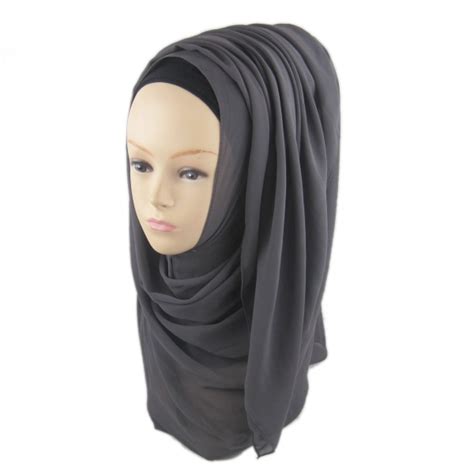 muslim women s chiffon long scarf hijab islamic wrap shawls arab caps headscarf ebay