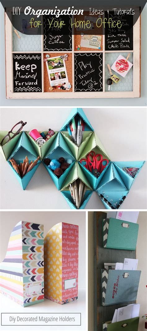 Maybe you would like to learn more about one of these? DIY Organization Ideas & Tutorials for Your Home Office ...