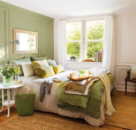 Das schlafzimmer gemütlich zu gestalten ist kein hexenwerk, manchmal langen schon ein paar gezielte veränderungen. 15 gemütliche Schlafzimmer Design-Ideen mit grünen ...