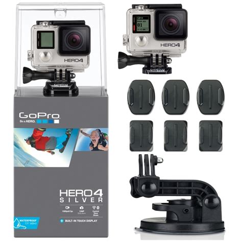 Gopro Hd Hero 4 Camera Silver Edition Motorsports Package